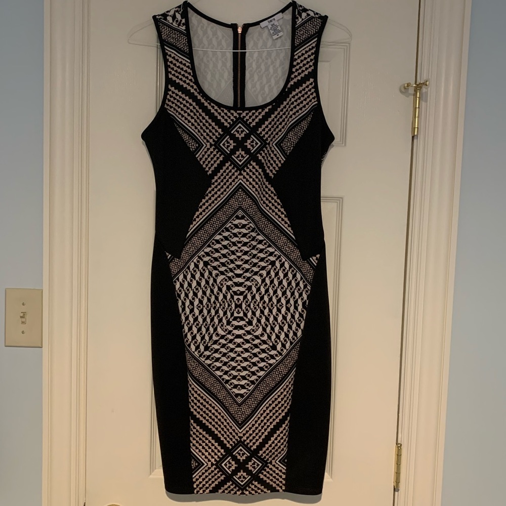 Bar III Geometric Cocktail Dress